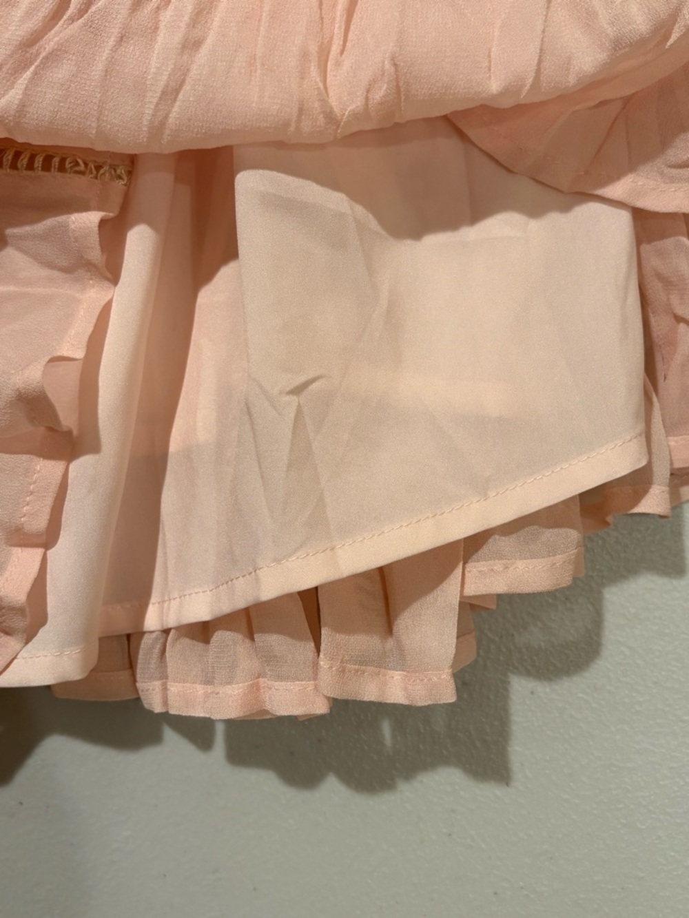 Guess Light Blush Pink V-Neck Slip Top - Picture 6 of 12